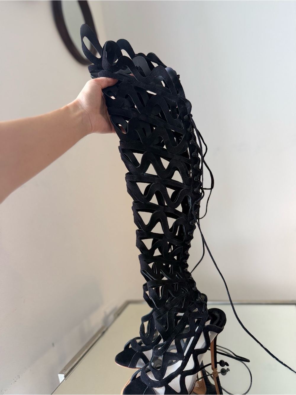 Sophia Webster Mila Cutout Over-the-Knee Boots, $2,250 36 - Picture 12 of 14